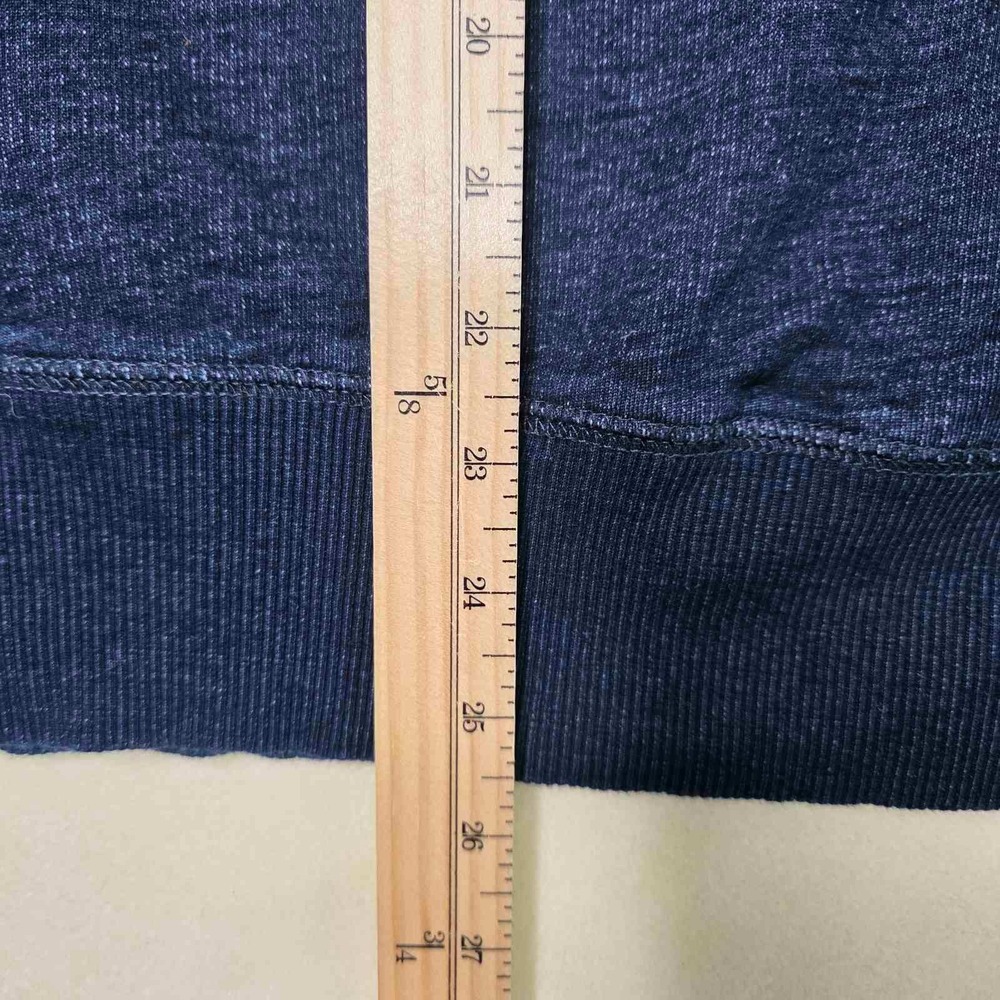 H&M Divided Crewneck Men's S Small MM Division Blue Indigo Wash Sweatshirt Patch - Picture 6 of 11